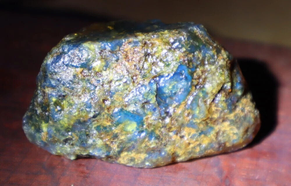 Charming Design Natural Dominican Clear Green Blue Amber Rough Specimen 60mm 28g – photo 4