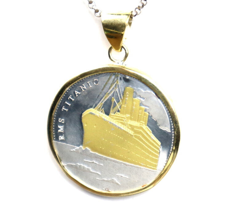 Titanic Sailing Route Pattern Commemorative Challenge Coin 41mm – photo 8