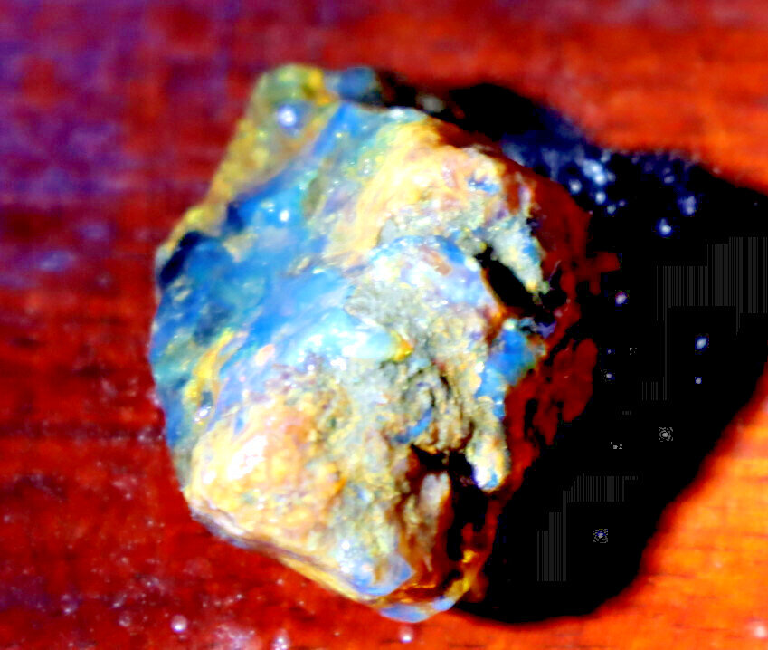 Beautiful Natural Dominican Translucent Sky Blue Amber Rough Specimen 40mm 10g – photo 4