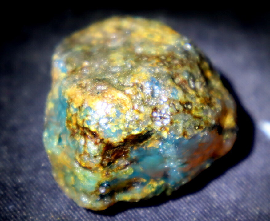 Finest Natural Dominican Clear Sky Blue Amber Rough Specimen 35mm 14.5g – photo 9
