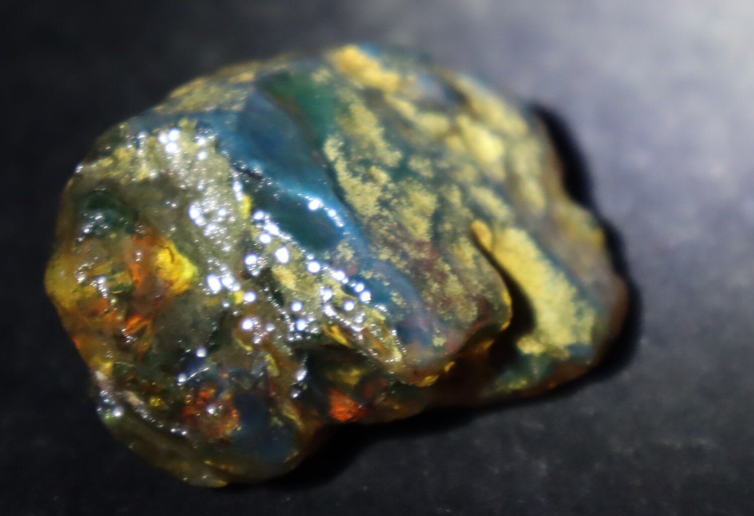 Outstanding Natural Dominican Clear Green Blue Amber Rough Specimen 56mm 22.5g – photo 9
