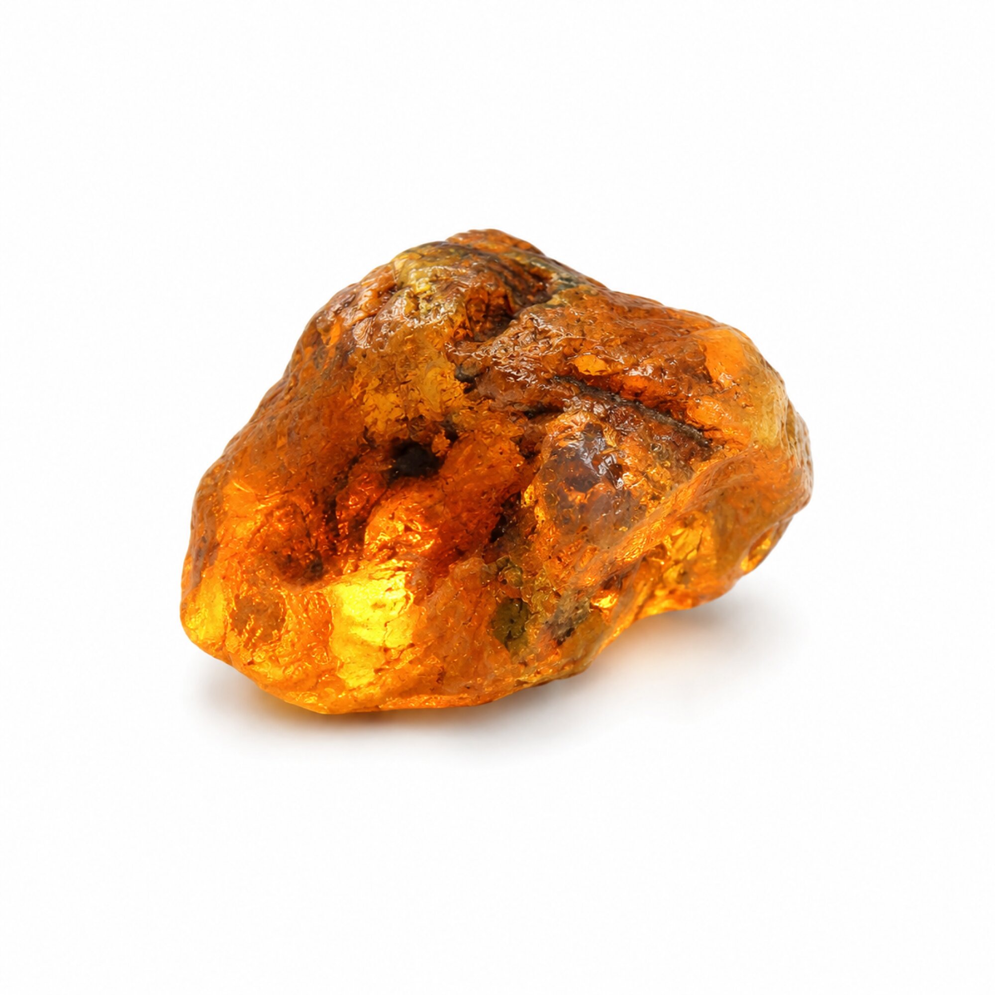 Certified Clear Green Blue Dominican Amber Stones 48mm 19.3g – photo 2
