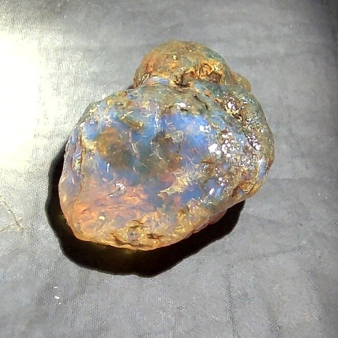 Certified Clear Green Blue Dominican Amber Stones 48mm 19.3g – photo 6