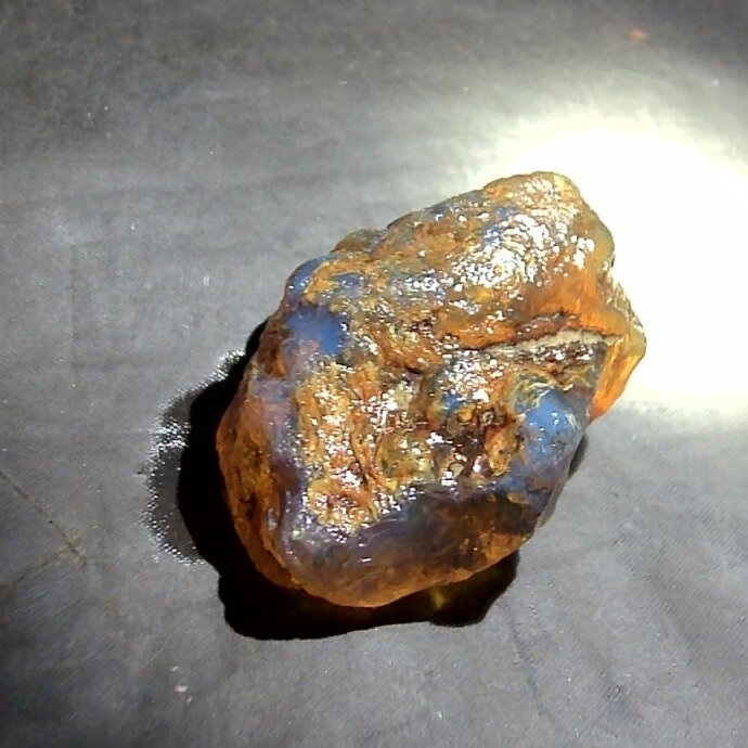 Certified Clear Green Blue Dominican Amber Stones 48mm 19.3g – photo 7