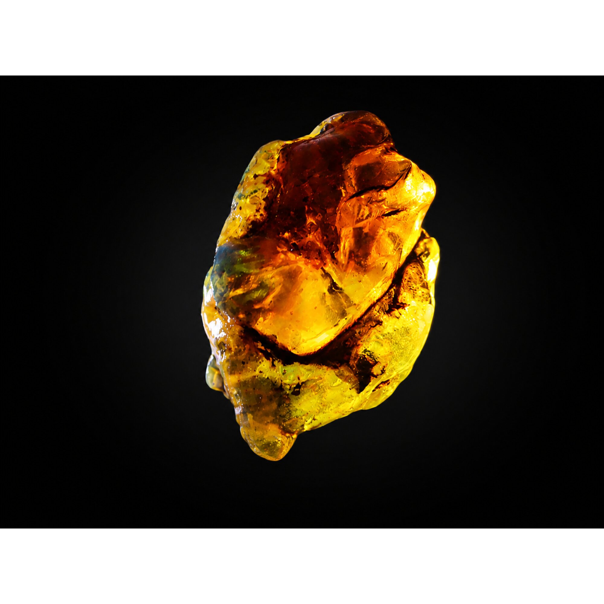 Pure Natural Clear Sky Blue Dominican Amber Stones 55mm 23.2g – photo 2
