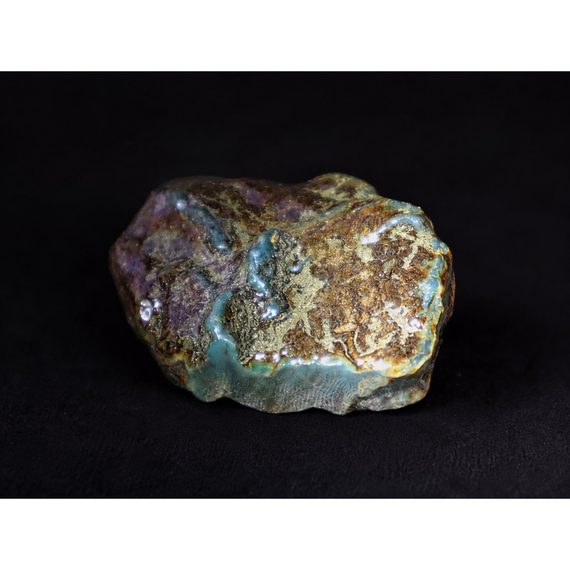 Clear sky blue Natural Dominican Amber rough Specimen 29 mm – photo 3
