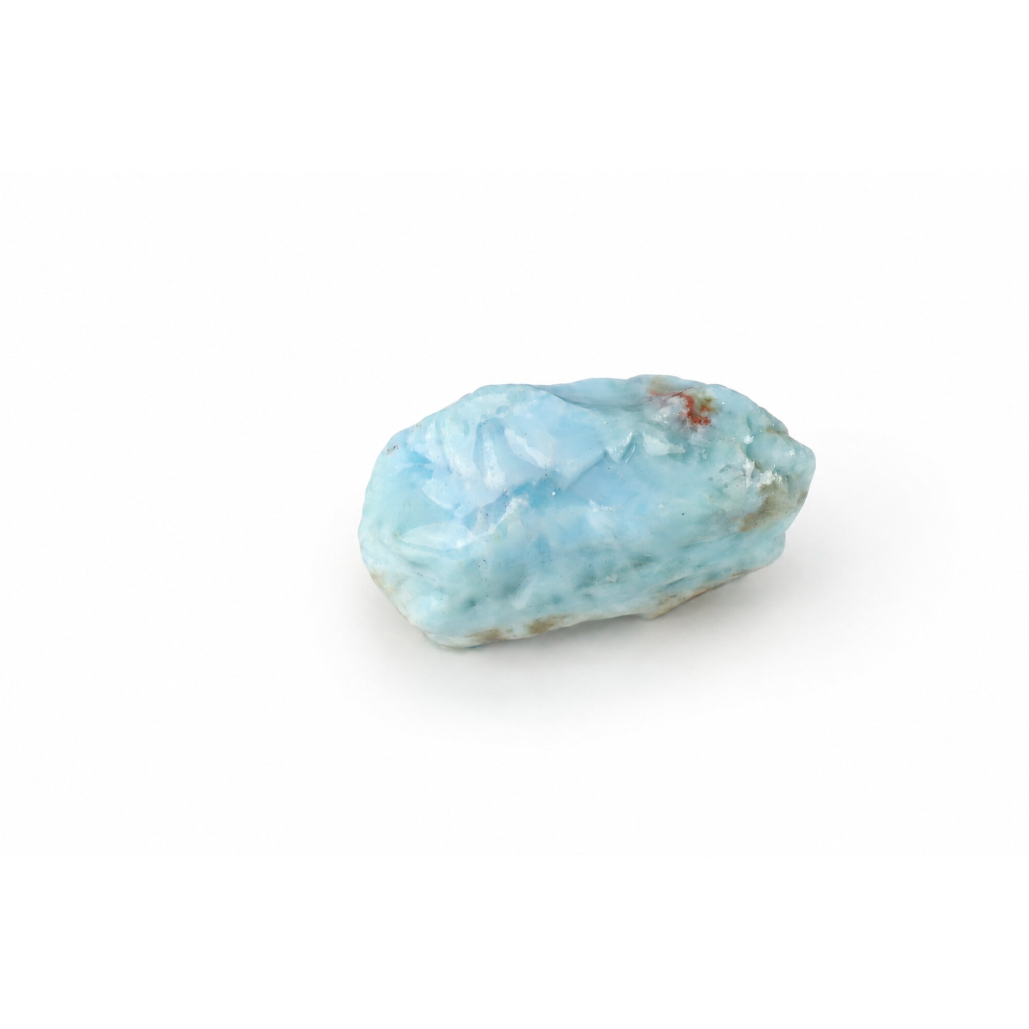 light blue Natural Dominican Larimar chunk Rough Specimen 26 mm