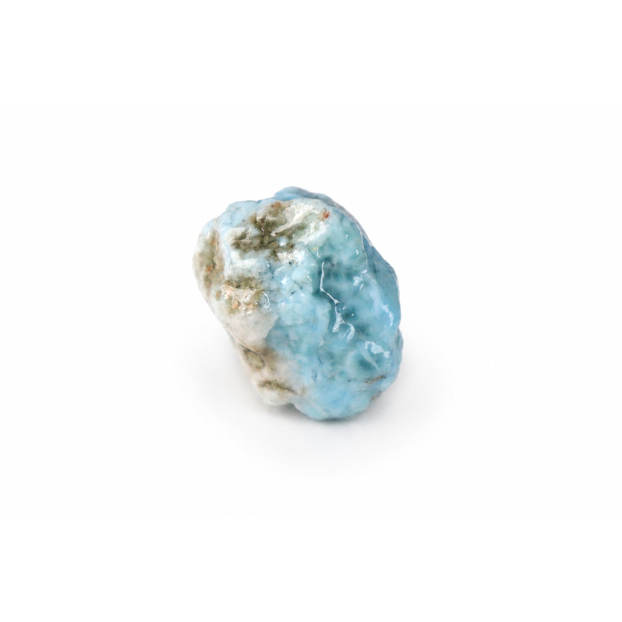 sky blue Natural Dominican Larimar chunk Rough Specimen 37 mm – photo 4