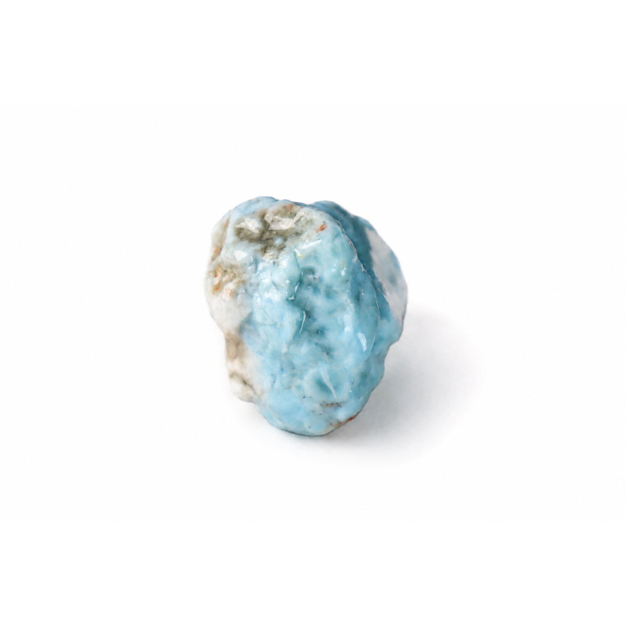 sky blue Natural Dominican Larimar chunk Rough Specimen 37 mm – photo 5