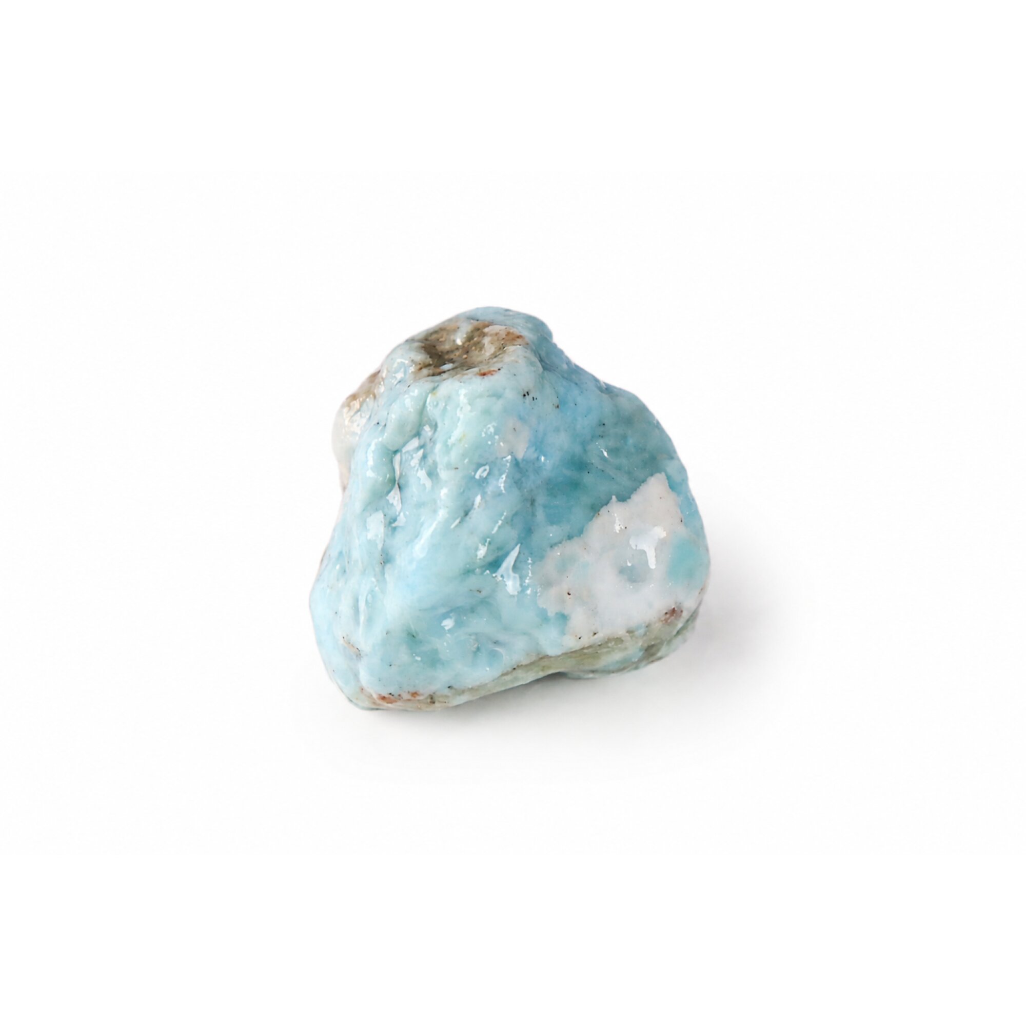 sky blue Natural Dominican Larimar chunk Rough Specimen 37 mm – photo 7