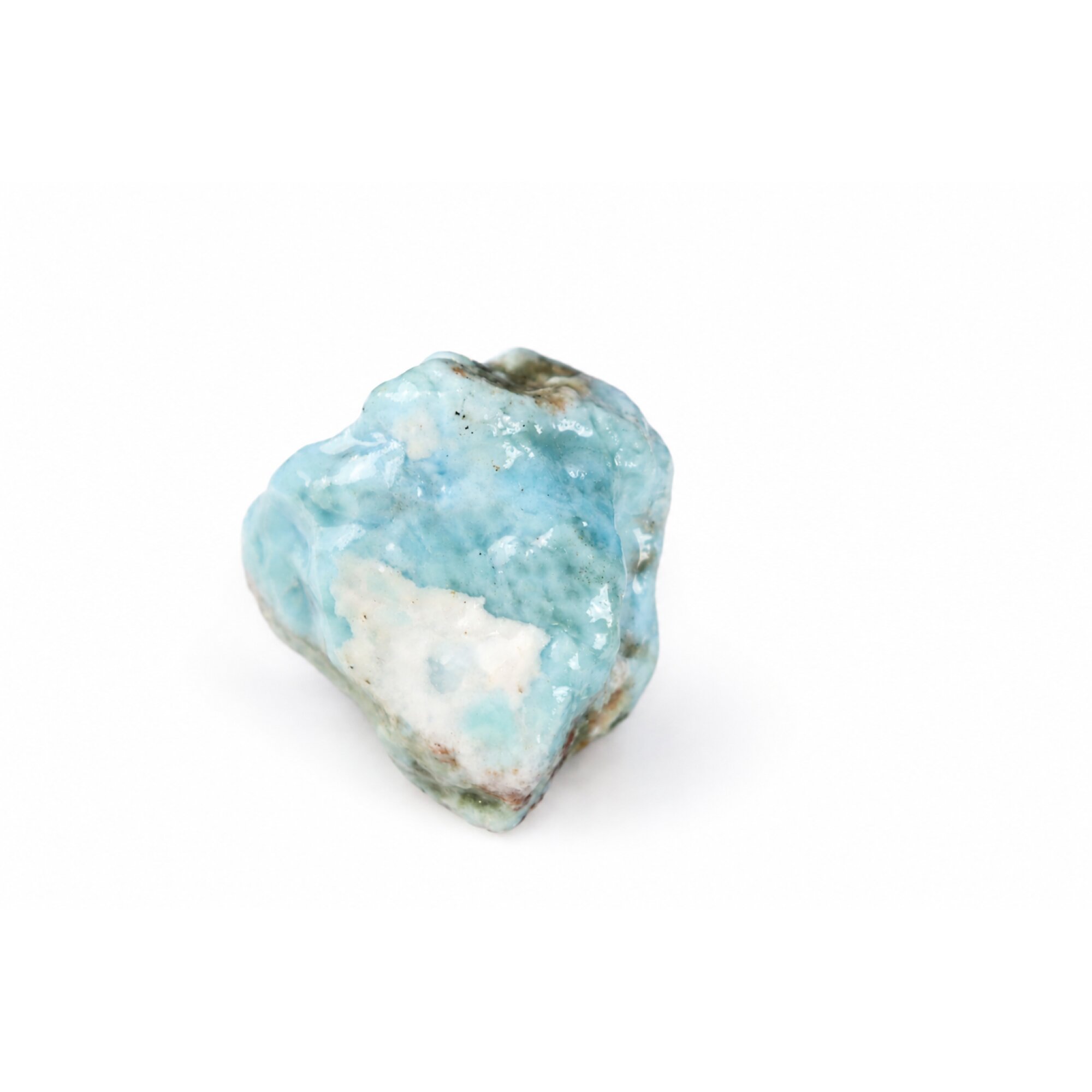 sky blue Natural Dominican Larimar chunk Rough Specimen 37 mm – photo 9