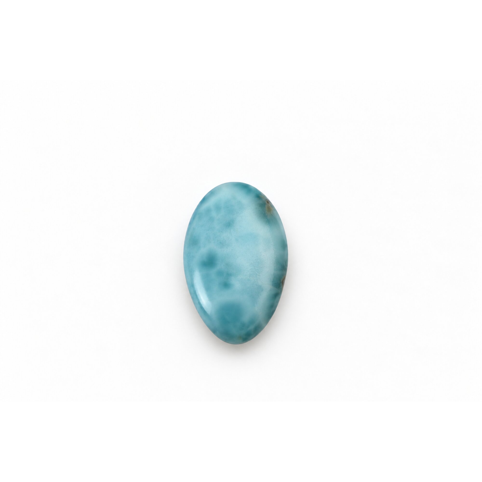Genuine Sky Blue Larimar Oval Stone 28mm – photo 4