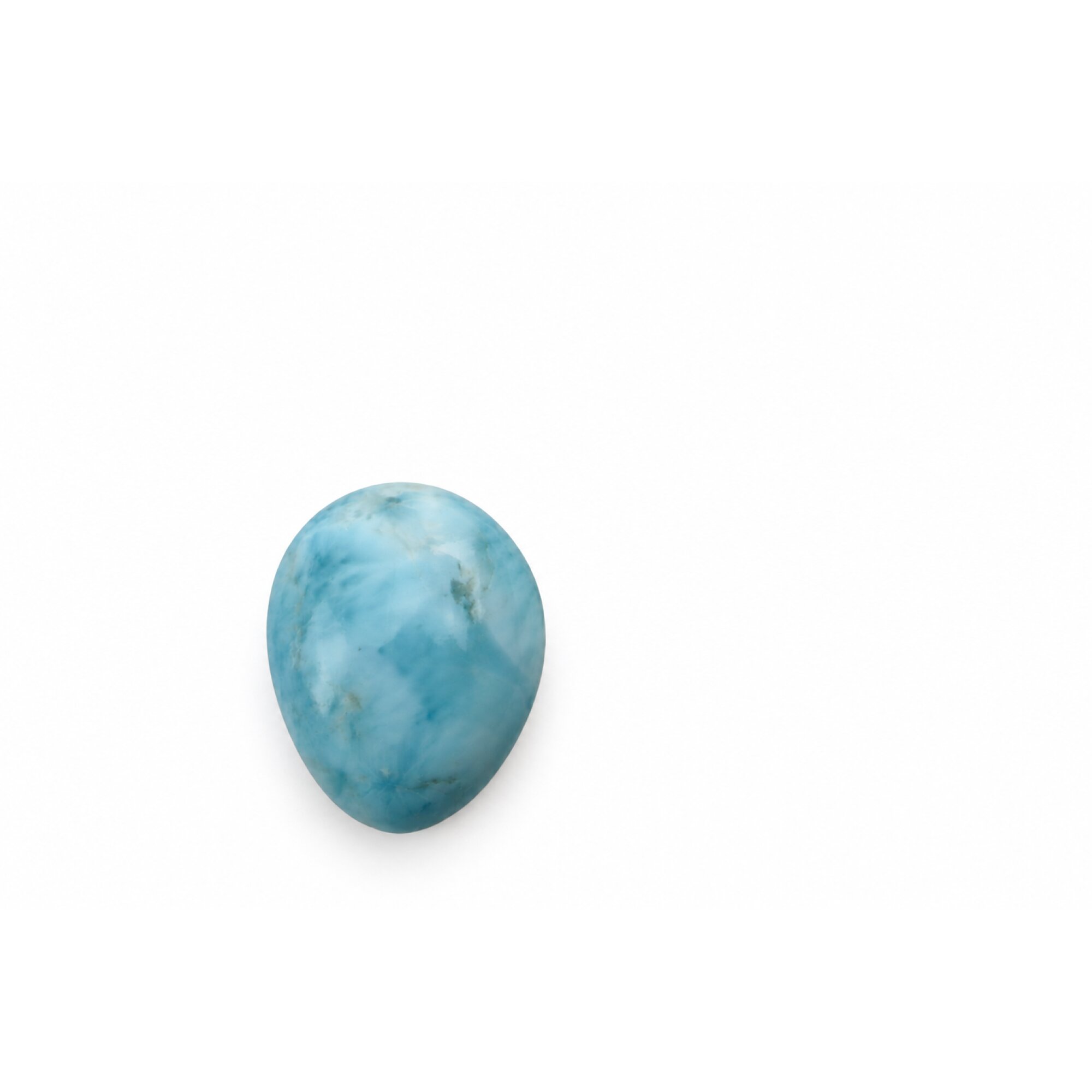 Genuine Sky Blue Larimar Oval Stone 24mm