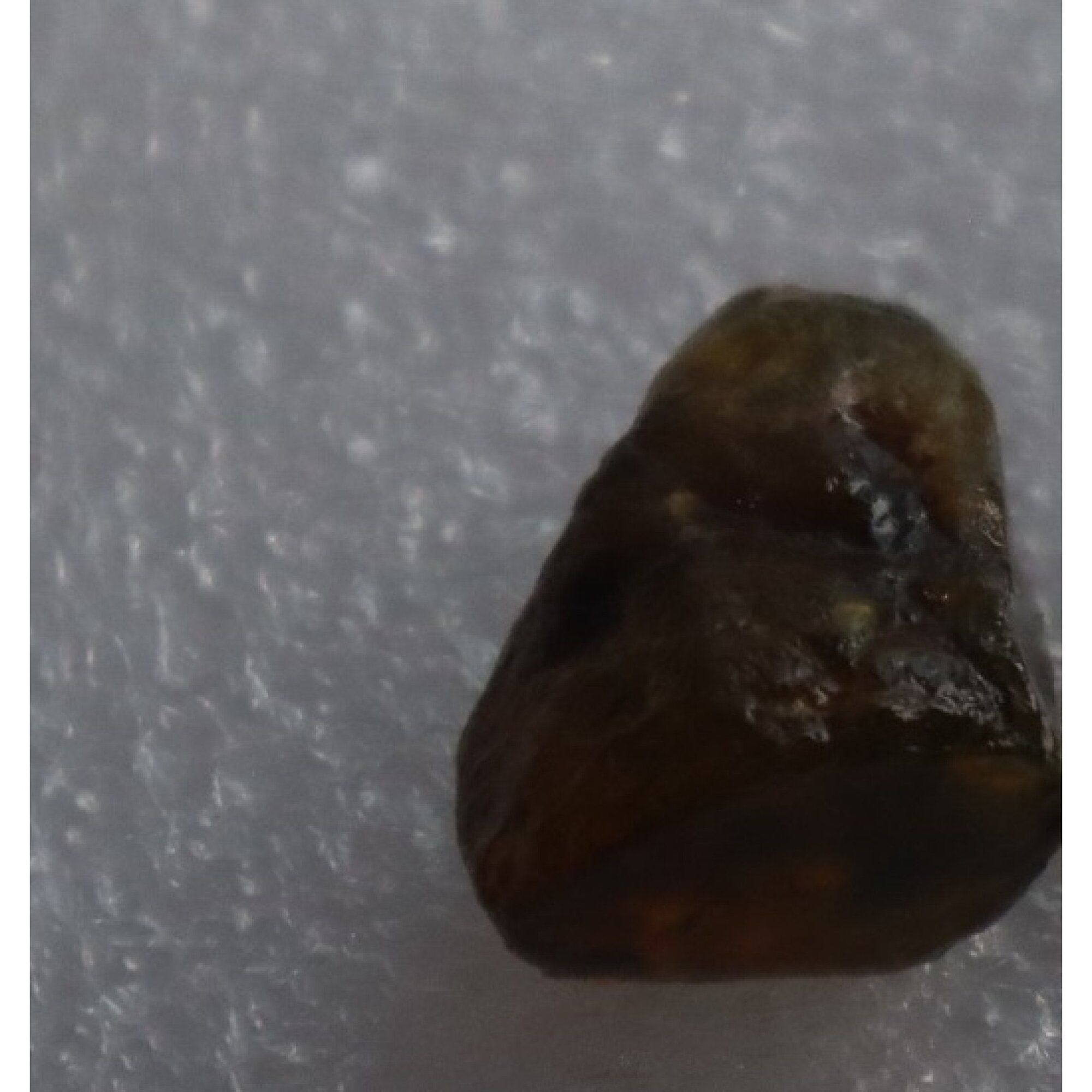 Genuine light blue rough specimen Dominican amber 25mm – photo 7