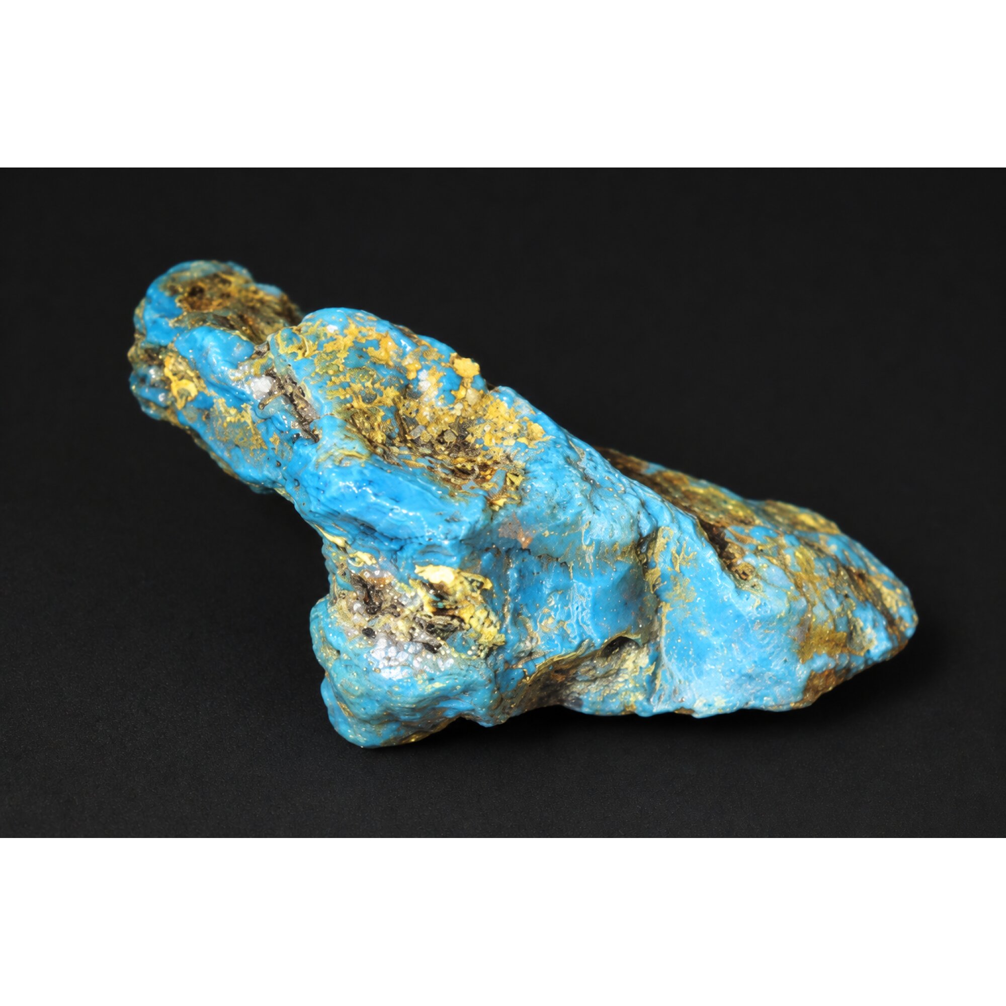 Authentic sky blue rough specimen Dominican amber 44mm – photo 17