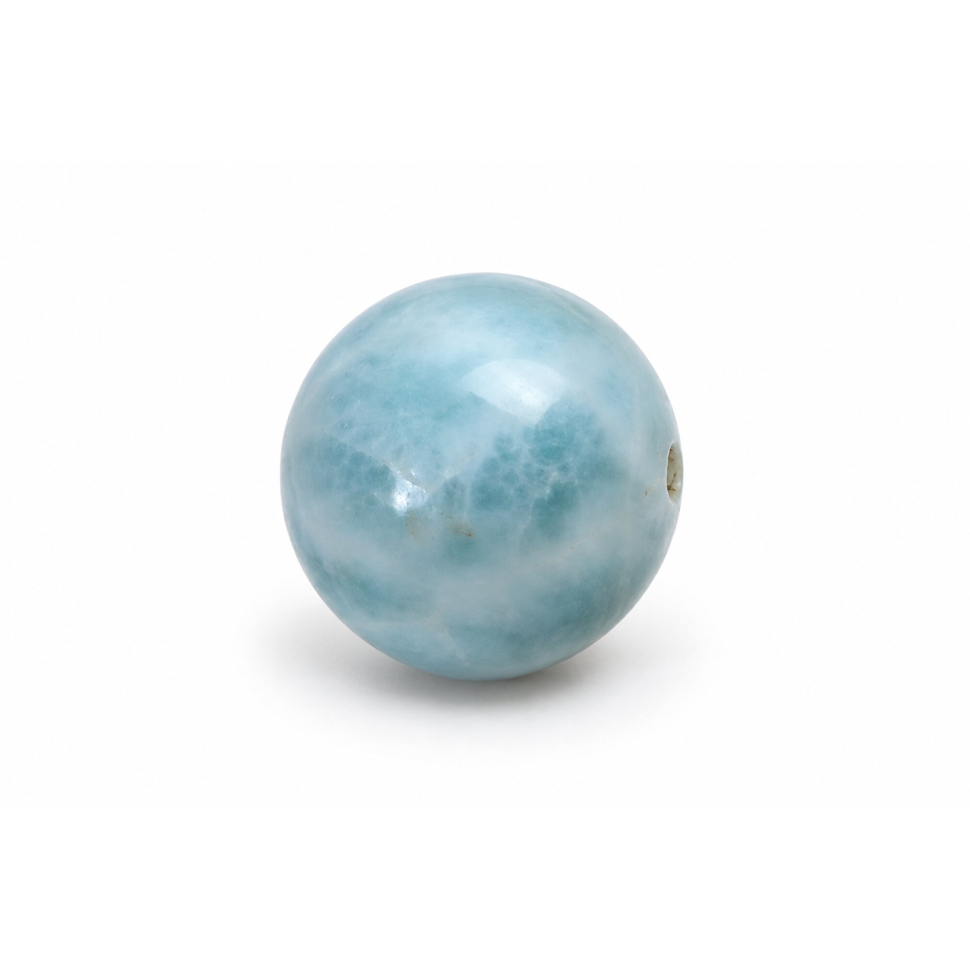 Genuine sky blue Dominican Larimar bead 11.3mm