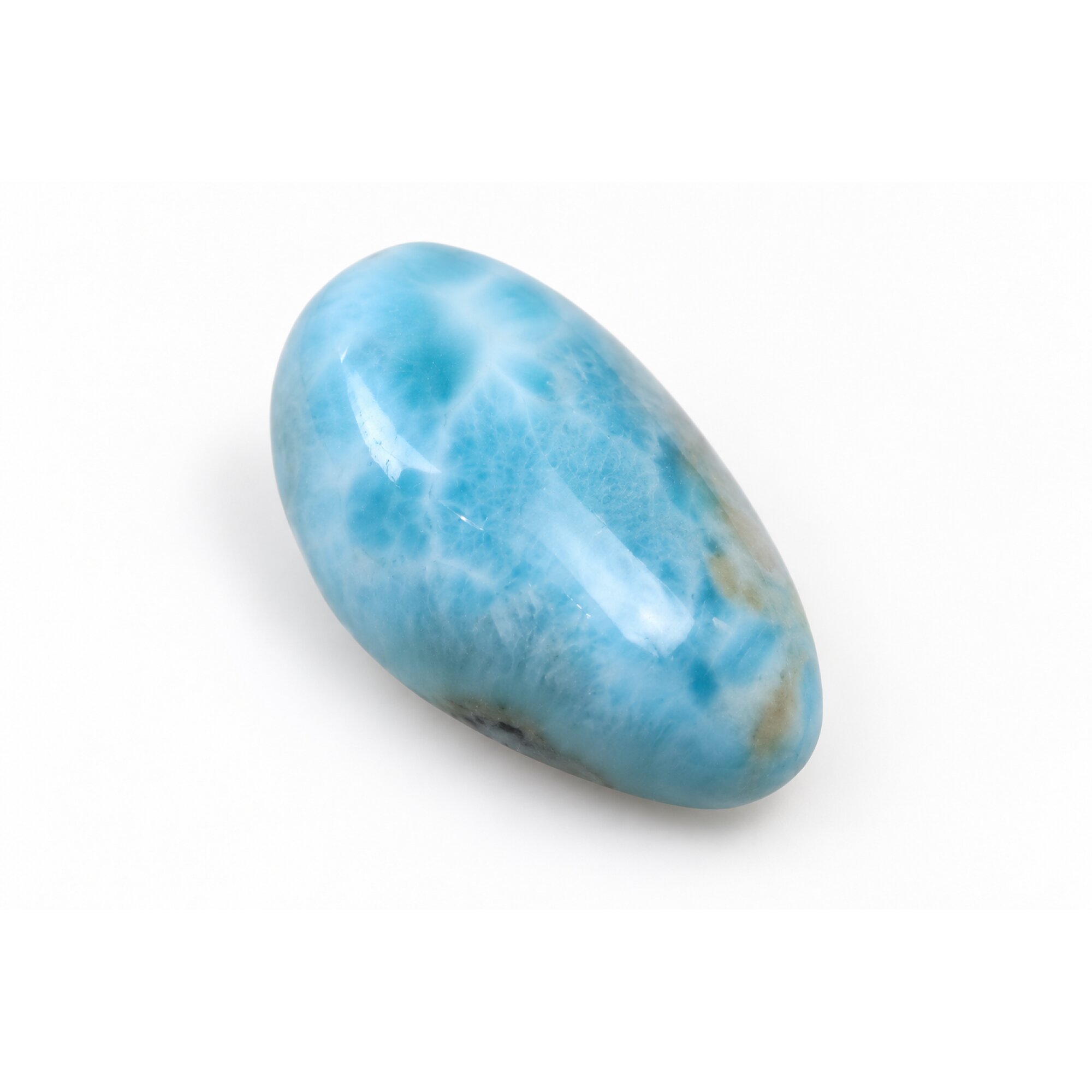 Genuine sky blue Dominican Larimar cabochon 19mm – photo 2