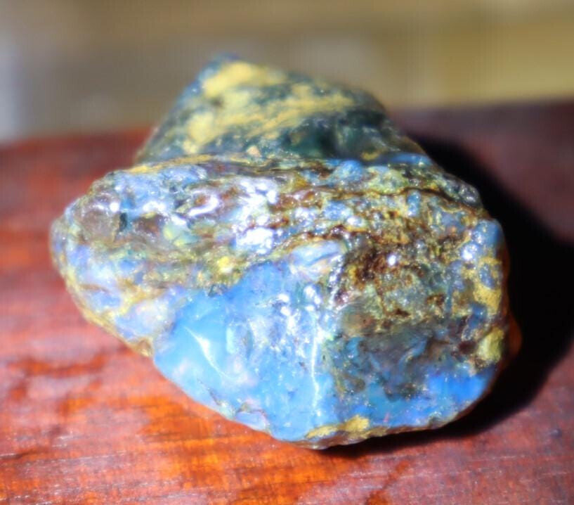 Excellent Natural Dominican Clear Sky Blue Amber Rough Specimen 35mm 12.2g – photo 13
