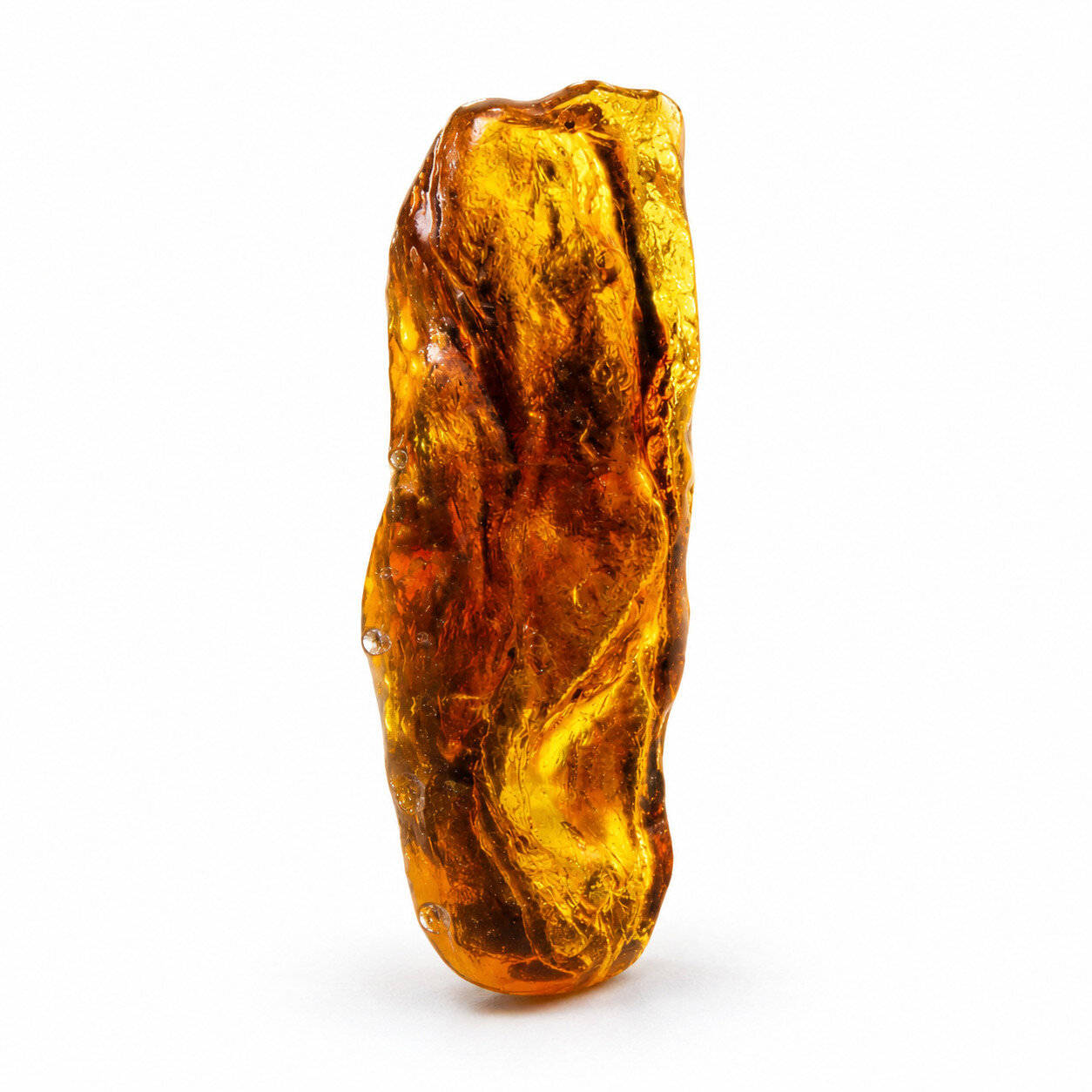 Genuine Sky Blue Dominican Amber Rough Specimen Chunk 65mm 28.9g – photo 15