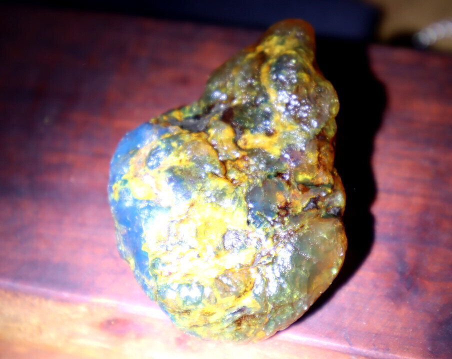 Excellent Natural Dominican Crystal Clear Green Blue Amber Rough Specimen 31gram – photo 6