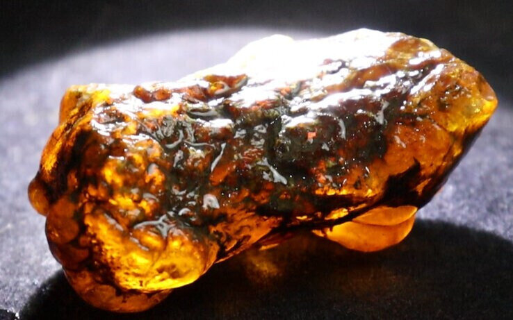 Exquisite Natural Dominican Clear Green Blue Amber Rough Specimen 58mm 25g – photo 11