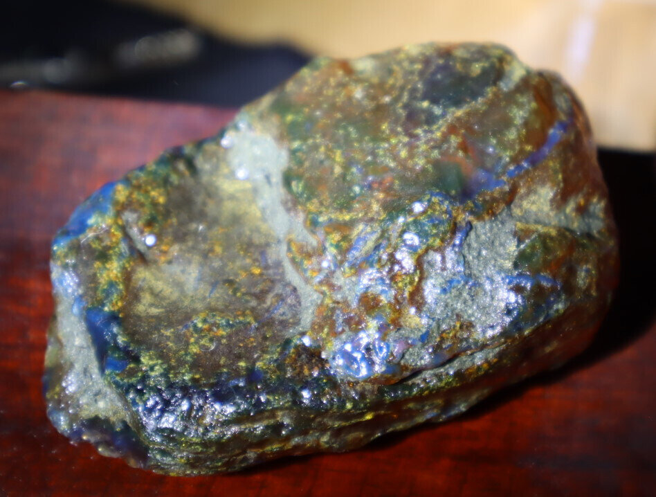 Impressive Natural Dominican Clear Green Blue Amber Rough Specimen 66mm 42.9g – photo 6