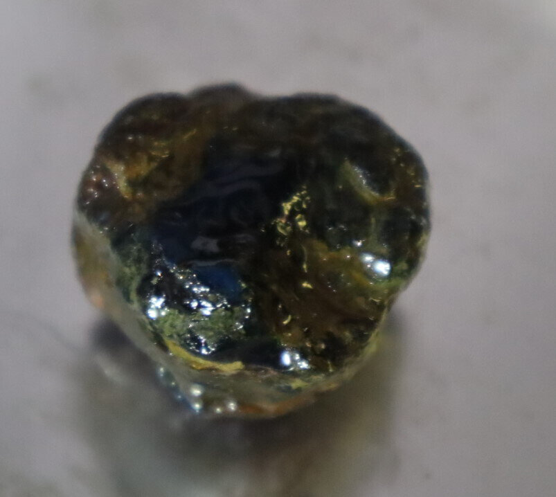 Rarest Natural Dominican Translucent Deep Blue Amber Rough Specimen 31mm 14.3g – photo 10