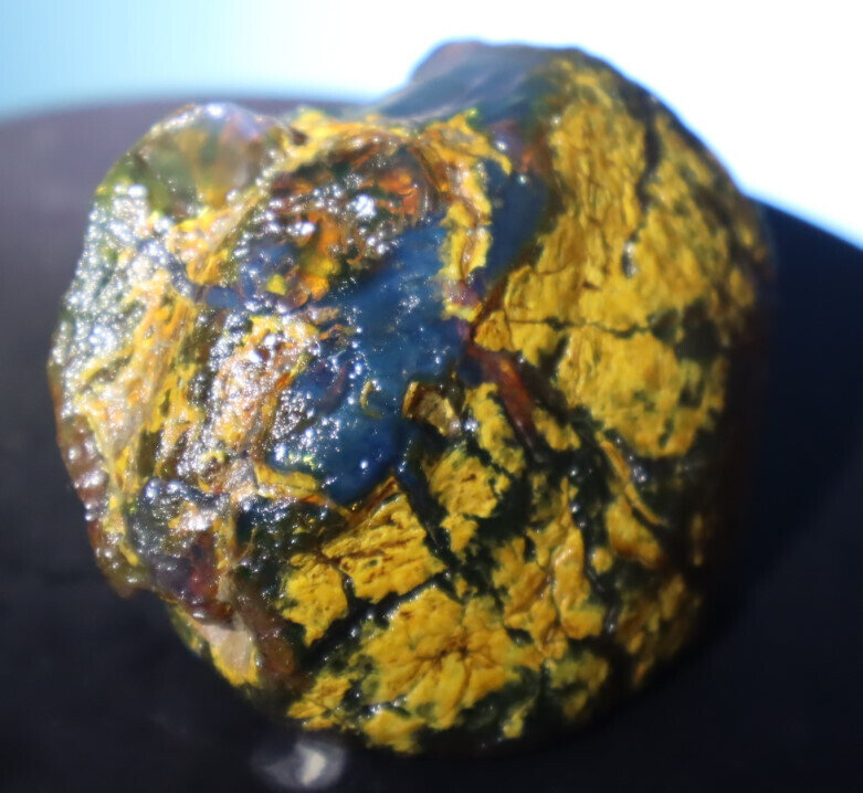 Charming Design Nat. Dominican Clear Blue Green Amber Rough Specimen 61mm 46.5g – photo 6