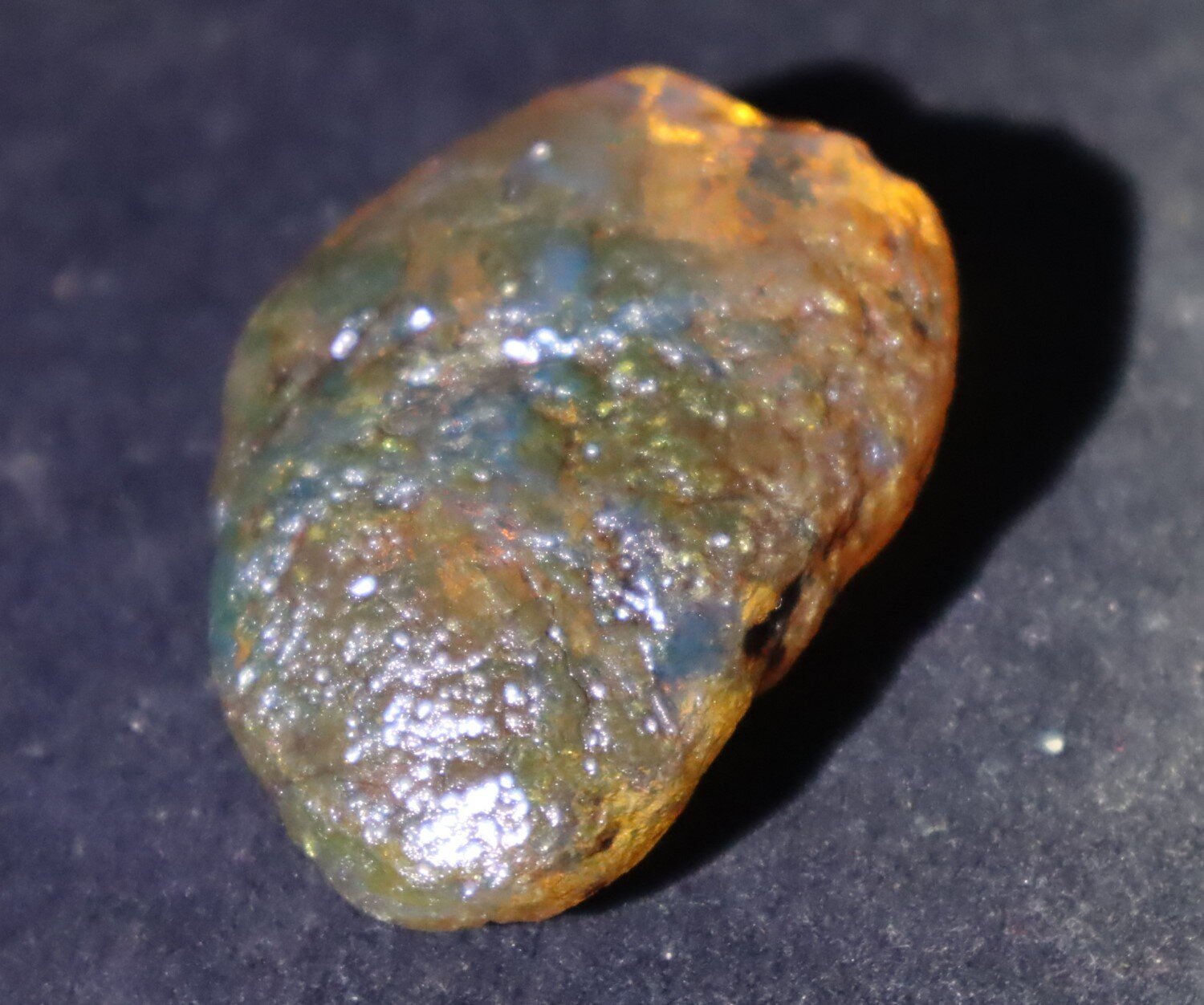 Exquisite Natural Dominican Clear Green Blue Amber Rough Specimen 51mm 18g – photo 10