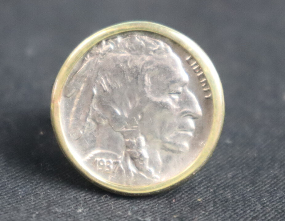 Iron Tail (Sioux), Two Moons (Cheyenne), and Big Tree (Kiowa) Coin Ring – photo 11