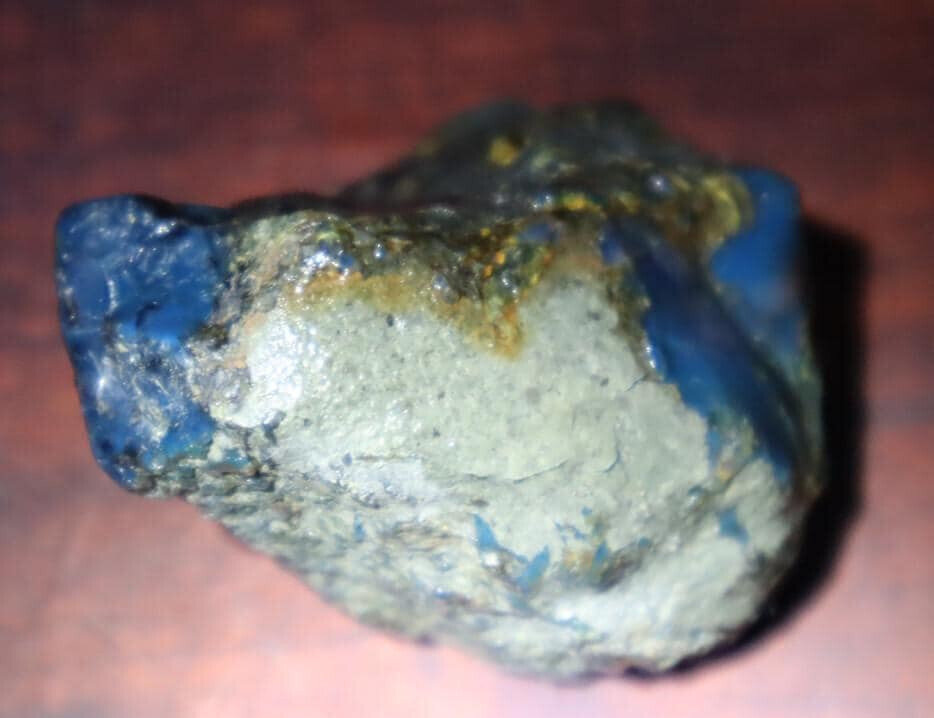 Beautiful Natural Dominican Translucent Sky Blue Amber Rough Specimen 52mm 31g – photo 6