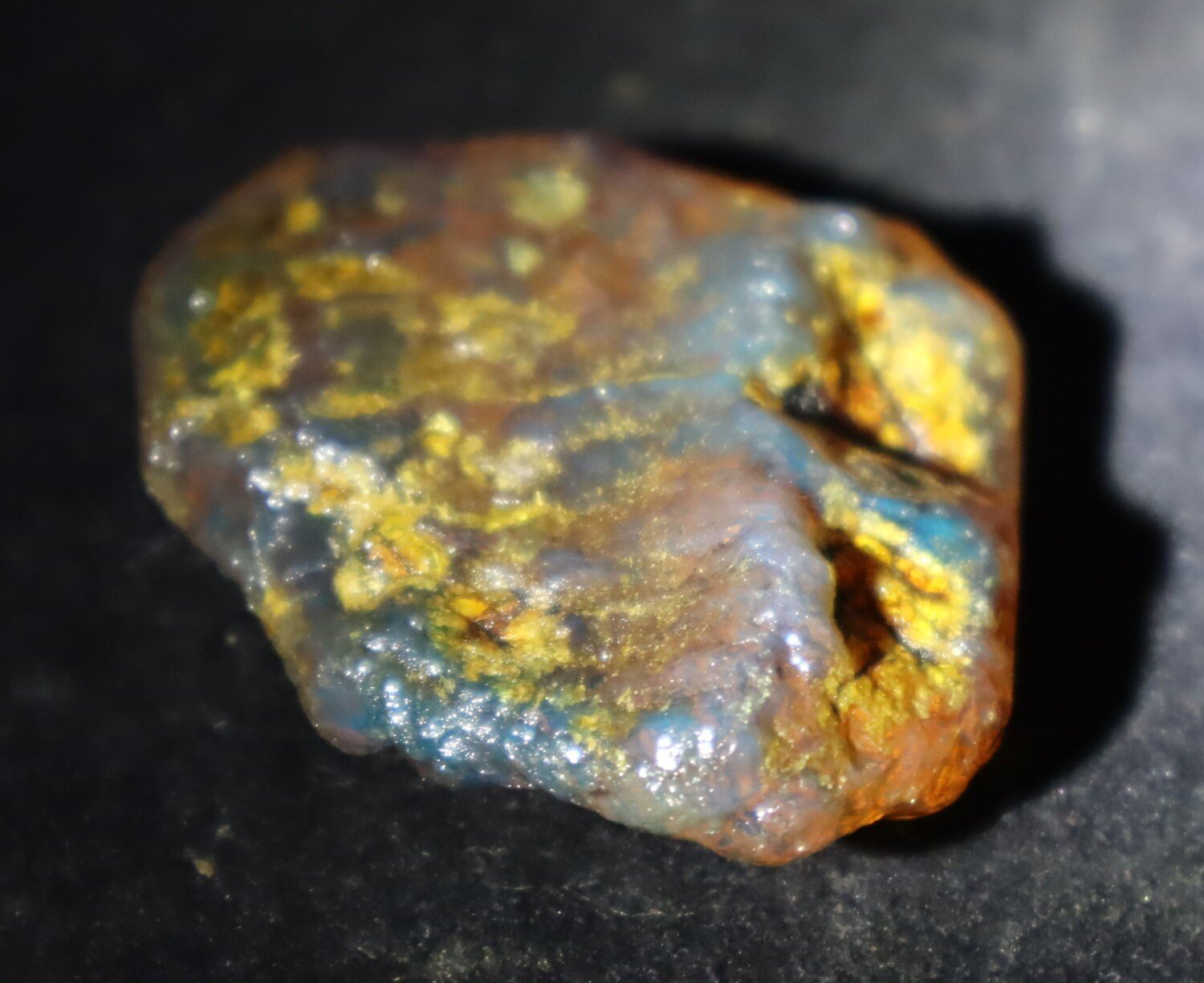 Natural Dominican Blue Green Amber Rough Specimen 60mm 20.5g Clear – photo 5