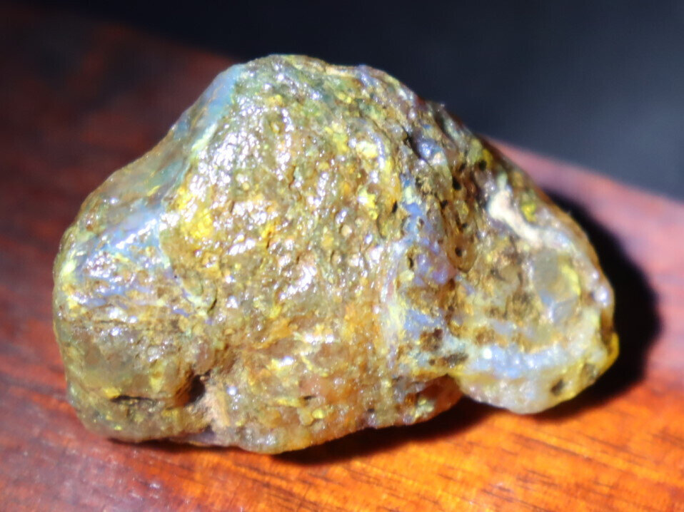Excellent Natural Dominican Crystal Clear Yellow Amber Rough Specimen 46mm 14g – photo 7