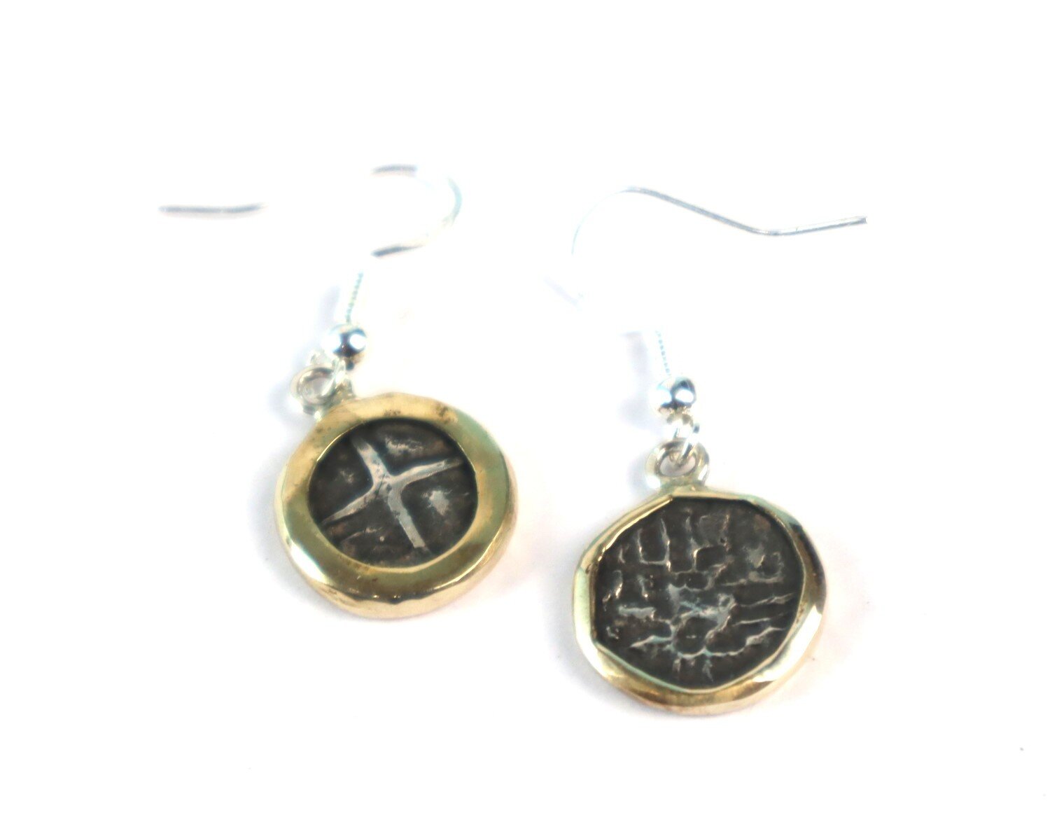 SPAIN COLONIAL PIRATE Atocha Shipwreck COIN .925 STERLING SILVER EARRINGS 1.3" – photo 6