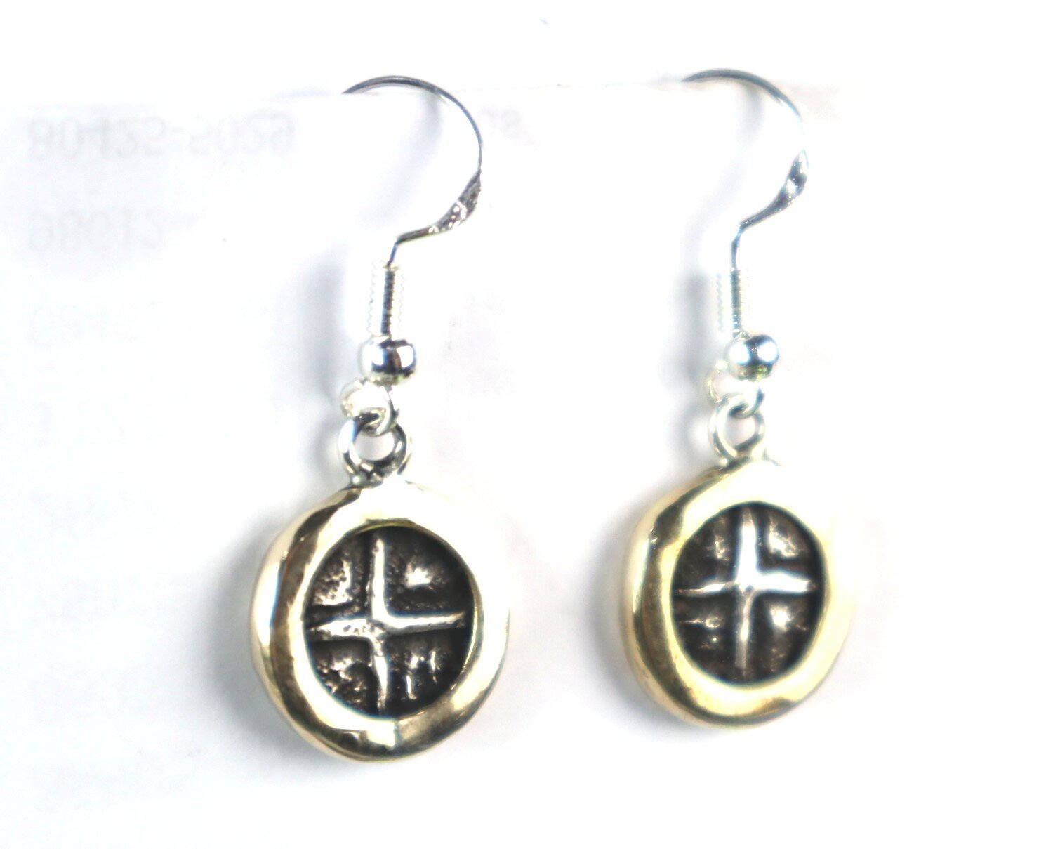 SPAIN COLONIAL PIRATE Atocha Shipwreck COIN .925 STERLING SILVER EARRINGS 1.3" – photo 11