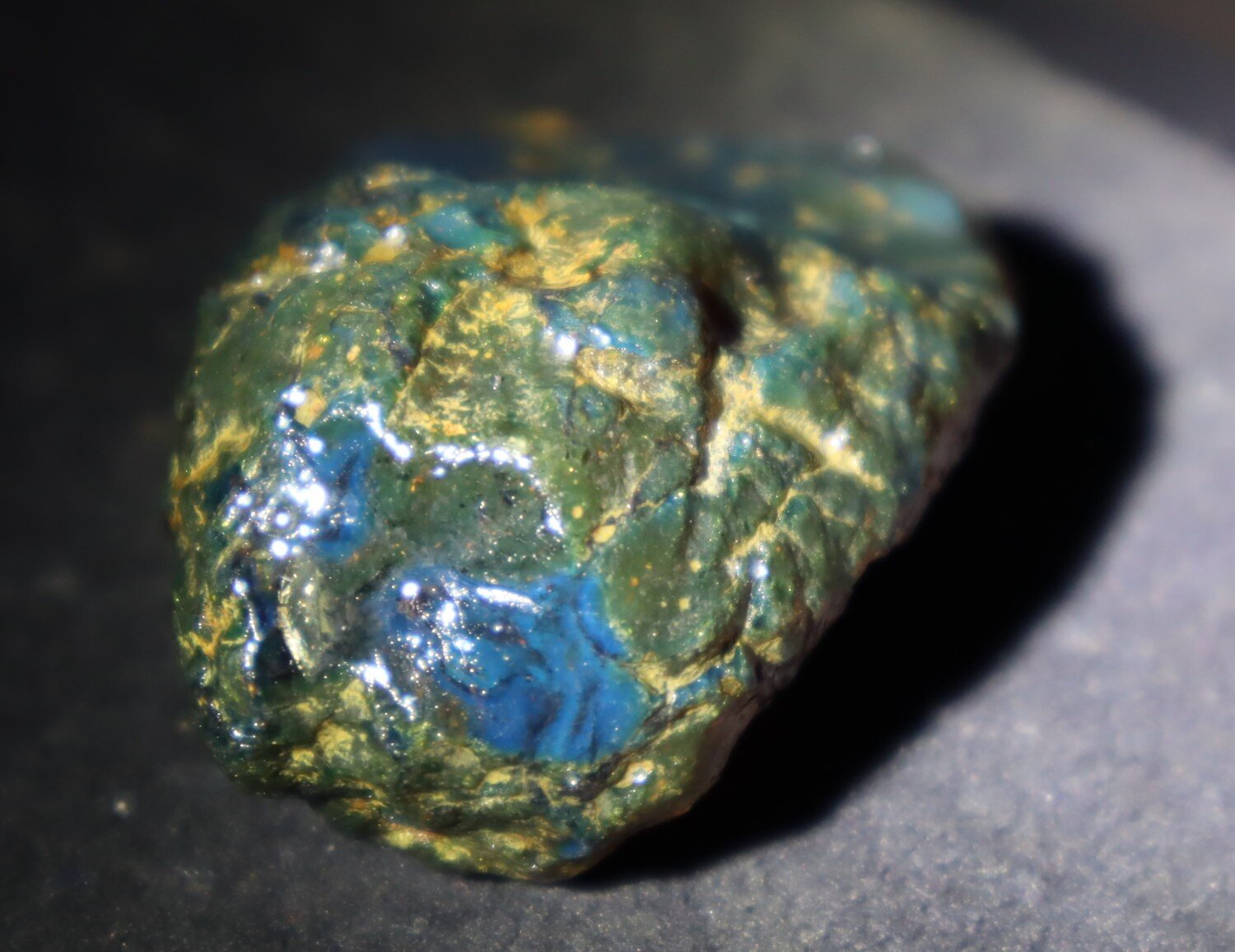 Charming Natural Dominican Clear Green Blue Amber Rough Specimen 58mm 22.2grams – photo 5
